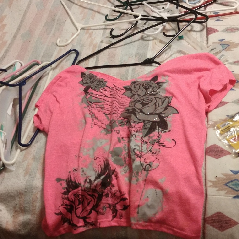 Cross back shirt